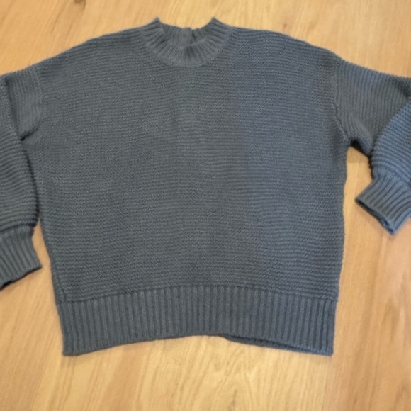 Alex Mill Button Back Sweater in Slate Blue/Gray Size Small - Picture 2 of 4
